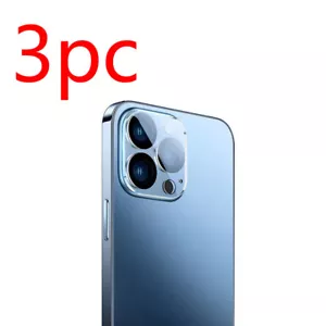 3 Stück Kamera Linse Schutz für iPhone 16 15 14 Pro Max Full Cover Glas Folie - Bild 1 von 3