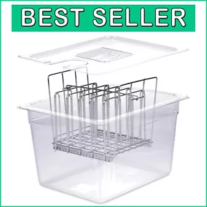 Stylish 12-Quart Sous Vide Container & Lid - Ideal for Culinary Adventures - Picture 1 of 10