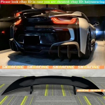 Gloss Black Rear Trunk Spoiler Wing  Rear Lid Fits For BMW i8 2014-2018 - Image 1 of 4