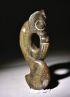 4.4" Chinese Hongshan Culture  Old Jade Carving Dragon Beast Amulet Pendant