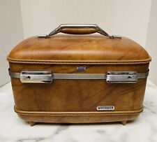 VTG American Tourister Travel Train Case Cosmetic Carry On Verylite Luggage