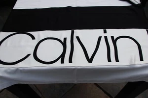 Calvin Klein - Schal Tuch schwarz weiß Viskose Modal NEU - Bild 1 von 8