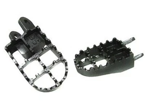 FOOT PEGS Motorcycle For Honda CR 80 85 XR250 XR350R XR400 XR600R XR650R XR650L - Picture 1 of 4