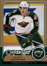2008-09 O-Pee-Chee Wild Hockey Card #105 James Sheppard
