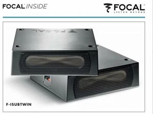 Focal Inside ISUB TWIN Subwoofer Pair Underseat Passive Subwoofer 2 X 200 Watt - Picture 1 of 8