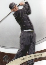 2014 SP Authentic Golf Trading Cards #38 John Mallinger