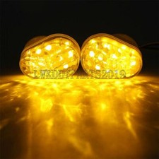 LED Flush Mount Turn Signals Indicators For Kawasaki ZZR600 2005 2006 2007 2008