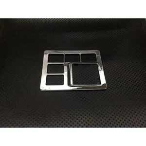 ABS Chrome Car HeadLight Button Switch Panel Trim for Toyot@ Prado FJ150 2010~21 - Foto 1 di 8