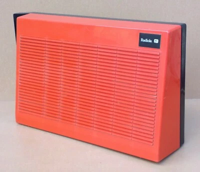 Tourne disques RADIOLA vintage ROUGE valise pour vinyle ancien MARCHE voir vidéo - Photo 1/4