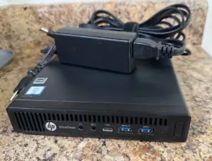 HP EliteDesk 800 G2 Mini PC i5-6500T Windows 10 Pro 256GB SSD 12GB DDR4 USB WiFi - Picture 1 of 3