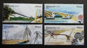 * KOSTENLOSER VERSAND Malaysia einzigartige Struktur 2018 Brücke Architektur (Briefmarke) postfrisch - Bild 1 von 5