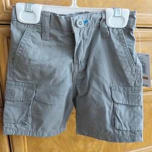 infant Boys Nautica cargo shorts gray brand new size 12M NWT $36.00 - Picture 1 of 4