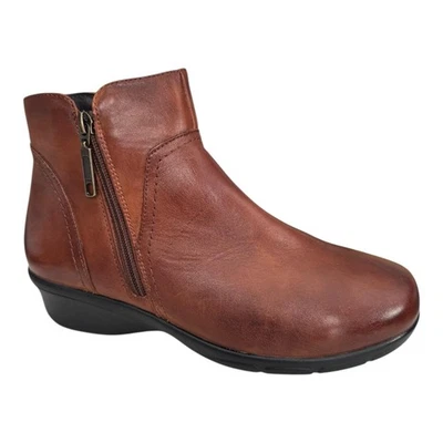Zapatos Propet para mujer talla 8 XX 4E marrón cuero Waverly botas al tobillo WFX085L $140 Foto 1 de 4