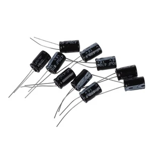 10 x 16V 470uF Aluminum Electrolytic Capacitor 8X12mm J2O34265 - Foto 1 di 4