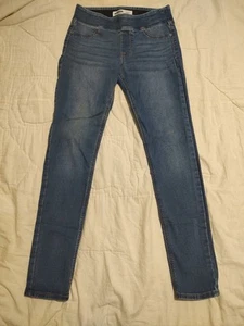 Old Navy Women's Rockstar Jeggings Size 8 Elastic Waist, Blue Jeans - Picture 1 of 9
