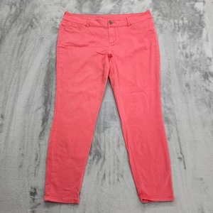Maurices Jeans Womens XL-R Pink Mid Rise Jegging Stretch Denim Skinny Casual - Picture 1 of 12