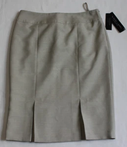 Black Label by Evan-Picone Women's Size 8 Khaki Pencil Skirt New with Tags - Picture 1 of 10