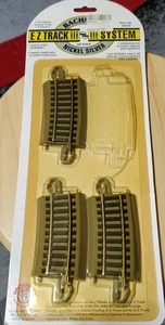 BACHMANN E-Z TRACK SYSTEM HO SCALE 1/3 SECTION 18" RADIUS CURVED TRACK 3 PIECES - Picture 1 of 3