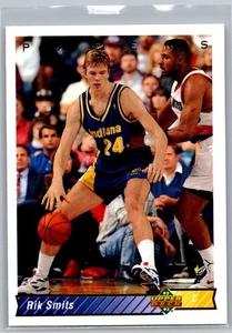 1992-93 Upper Deck #91 Rik Smits Indiana Pacers NBA Basketball Card - Picture 1 of 2