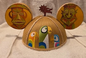 Sombrero Orejas Mickey Colección Diseñador Disney Tema Habitación Tiki Encantado Nuevo - Imagen 1 de 10