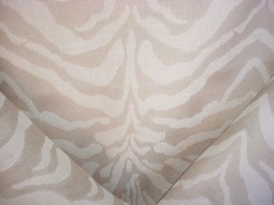 12-3/4Y KRAVET 9592 ANDROS LATTE ZEBRA TEXTURED OUTDOOR FILE UPHOLSTERY FABRIC - Image 1 of 4