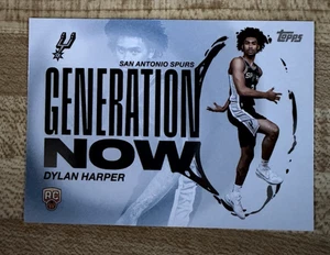 2025-26 Topps - Generation Now Dylan Harper Rookie Card GN-2 San Antonio Spurs - Picture 1 of 4