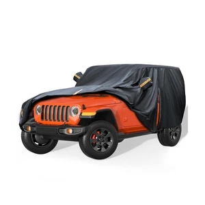 600D Waterproof Car Cover Custom Fit for Jeep Wrangler 2 Door (1987-2025) JL ... - Picture 1 of 7