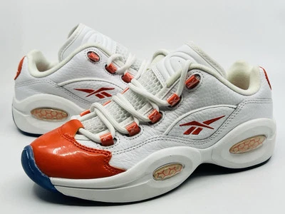 Reebok Question Jr. FY2344 Blanco y Naranja Talla 5 Con Caja Foto 1 de 4