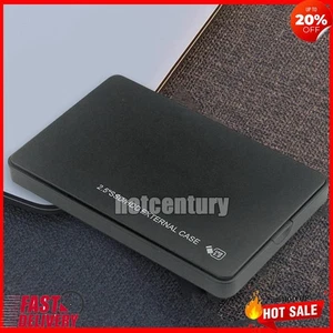 2.5 Inch HDD/SSD Case 480Mbps HDD SSD Enclosure for Laptop Tablet (Black) - Picture 1 of 12