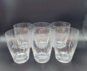 6 x Stuart Kristall Elgin Kristallschliff Glas Tumbler Gläser 50er Jahre 225ml - Bild 1 von 5