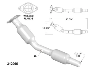 Front Catalytic Converter for 2015-2018 Toyota Corolla - Bild 1 von 2