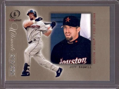 JEFF BAGWELL 2001 Fleer Legacy #77 Ultimate Parallel #212/250 - Image 1 of 2