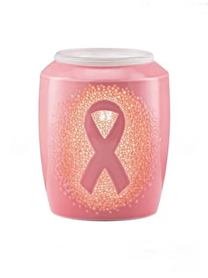 Calentador Scentsy Passion For Pink para el cáncer de mama con 5 barras de cera Foto 1 de 2