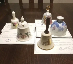 The Danbury Mint, Glocken der größten Porzellanhäuser der Welt - 5 Glocken Set - Bild 1 von 24