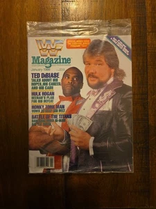 WWF Magazine January 1988 **Sealed** Million Dollar Man Ted DiBiase & Virgil - Picture 1 of 4