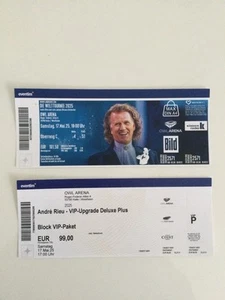 André Rieu 2 Karten mit VIP Upgrade Deluxe PLUS in Halle - Bild 1 von 2