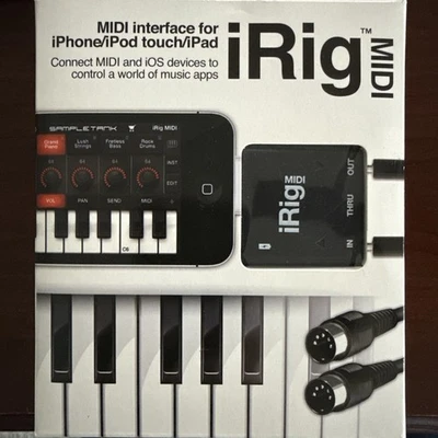 IK IRig Interfaccia MIDI multimediale per iPhone/iPod touch/iPad - mai usata - Immagine 1 di 4