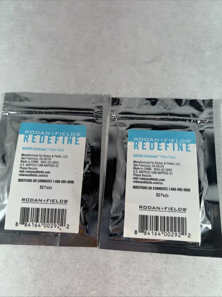 Rodan + Fields Redefine Macro Exfoliator Replacement Filter Pads 52 ea Lot of 2 - Image 1 of 3
