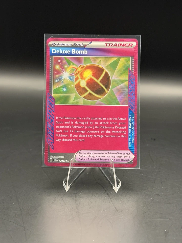 Pokémon TCG Deluxe Bomb 134/142 Stellar Crown Ace Spec Rare - Image 1 of 1