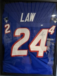 Ty Law Custom Patriots Jersey Autograph With Coa - Picture 1 of 4