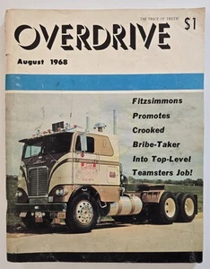 OVERDRIVE vintage Trucking Magazine August 1968 - Picture 1 of 16