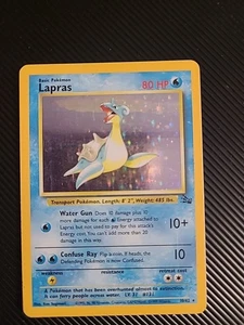 Lapras - 10/62 - Pokemon Fossil Unlimited Holo Rare Card Vintage WOTC MP - Bild 1 von 2