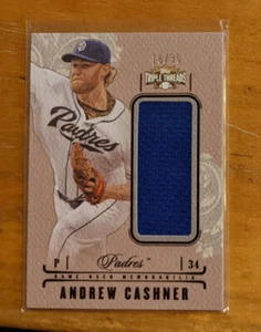 2014 Topps Triple Threads Unity Relics #UJR-ACA Andrew Cashner /36 Padres - Picture 1 of 1