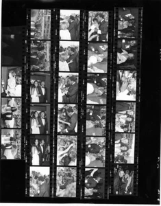 Kontakt Foto Blatt Negative SONNY & CHER BONO DAVID FROST DIAHANN CARROLL - Bild 1 von 1