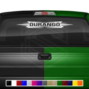 #117 DURANGO Mexico DUR Windshield Decal Sticker Window Vinyl Graphic Troca - Bild 1 von 5