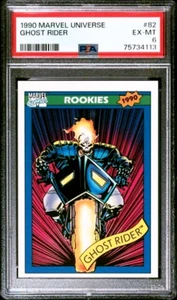 PSA 6 Excellent - MINT 1990 Impel Marvel Universe Rookies Ghost Rider #82 Card - Picture 1 of 2