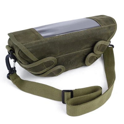 Vintage Motorcycle Handlebar Travel Storage Bag For BMW F850GS R1200GS ADV Foto 1 de 4