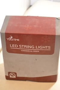 YULETIME Pink LED Christmas Lights with Pink Wire, 66 Feet 200 Count 4in Spacing - Picture 1 of 5