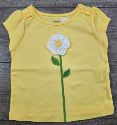 Ropa Bebé Niña Nueva Gymoree 6-12 Meses Narciso Jardín Camisa Amarilla Foto 1 de 3
