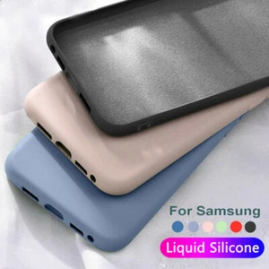 Phone Case For Samsung A7 A6Plus 2018 A35 A54 A55 A16 A05S Liquid Silicone Cover - Afbeelding 1 van 20